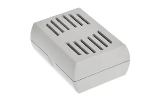 Enclosure ABS with opening 65x46x26mm light grey @ electrokit