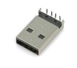 USB-A hane PCB vinklad @ electrokit