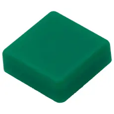 Topp för tryckknapp 12x12mm - grön @ electrokit