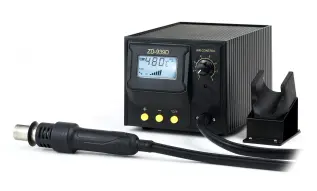 Avl&ouml;dningsstation varmluft 320W 160-480&deg;C 24l/min ESD @ electrokit