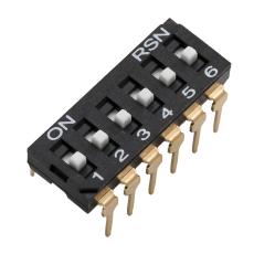 DIP switch 6-pole DIL @ electrokit
