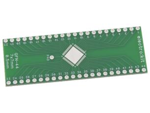 Adapterkort QFN-44/QFP-44 - DIP-44 @ electrokit