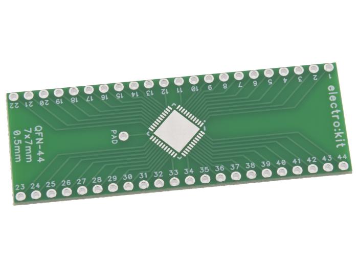 Adapterkort QFN-44/QFP-44 - DIP-44 @ electrokit (1 av 2)