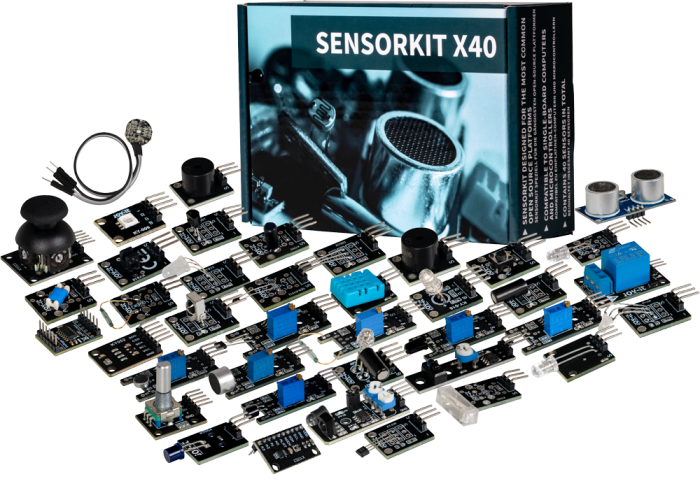 Sensor Kit - 40 modules @ electrokit (1 of 1)