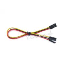 Kopplingskabel 1x3-pol till 3x dupont hona @ electrokit