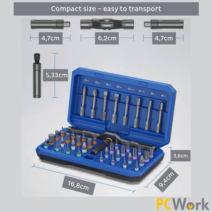 Precision Ratchet Set for Mechanics and Electronics @ electrokit (6 of 9)