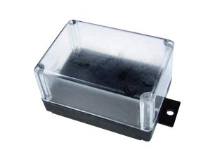 Apparatl&aring;da 72x50x40mm transparent lock @ electrokit