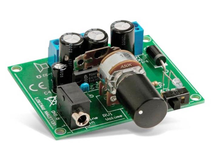 Stereo-förstärkare 5W - byggsats @ electrokit (1 av 5)