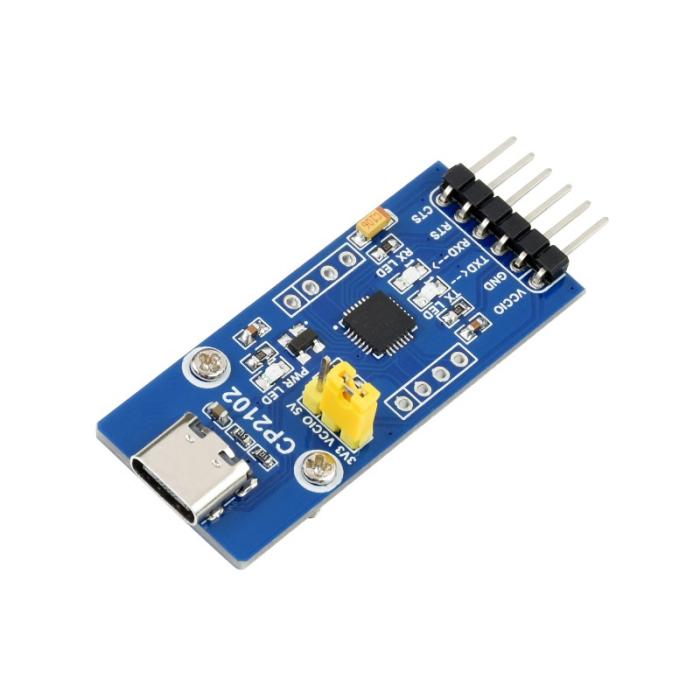 USB-C to UART module (TTL) 3.3V 6-pin with flow control @ electrokit (1 of 5)