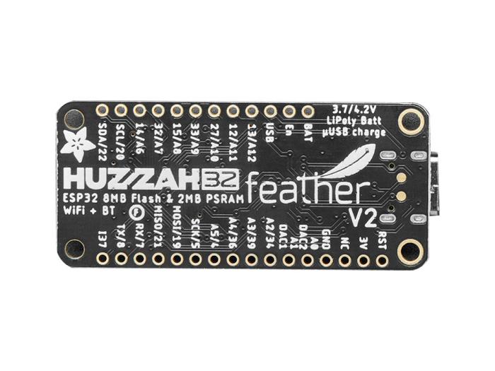 ESP32-PICO-MINI-02U Adafruit Feather V2 with w.FL @ electrokit (2 of 9)