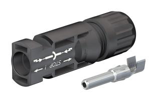 MC4 kontakt 4-6mm2 hane 39A @ electrokit