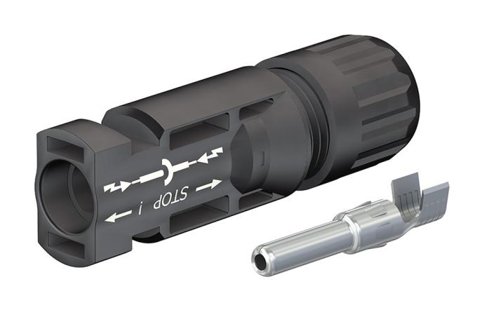 MC4 connector 4-6mm2 male 39A @ electrokit (1 of 1)