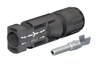 MC4 kontakt 4-6mm2 hane 39A @ electrokit