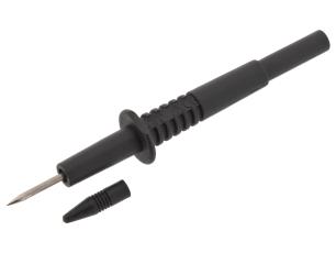Nålspets 4mm svart @ electrokit