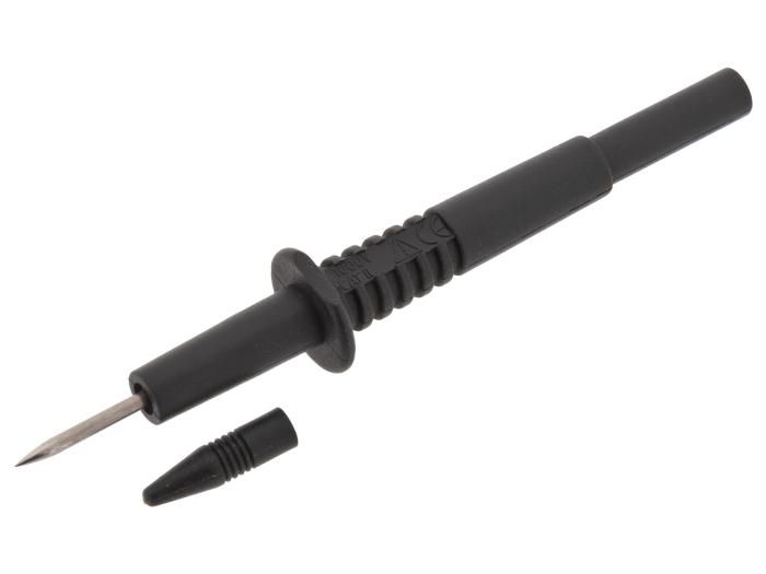 Nålspets 4mm svart @ electrokit (1 av 1)