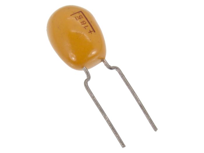 Tantal 100uF 10V 5mm (restparti) @ electrokit (1 av 1)