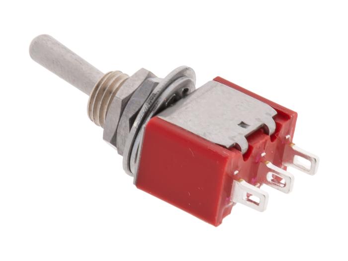 Vippströmställare 1-pol SPDT on-on lödfanor @ electrokit (2 av 2)