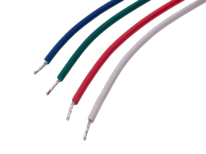 Cable with 4-pin 2mm JST PA connector - 250mm @ electrokit (3 of 3)