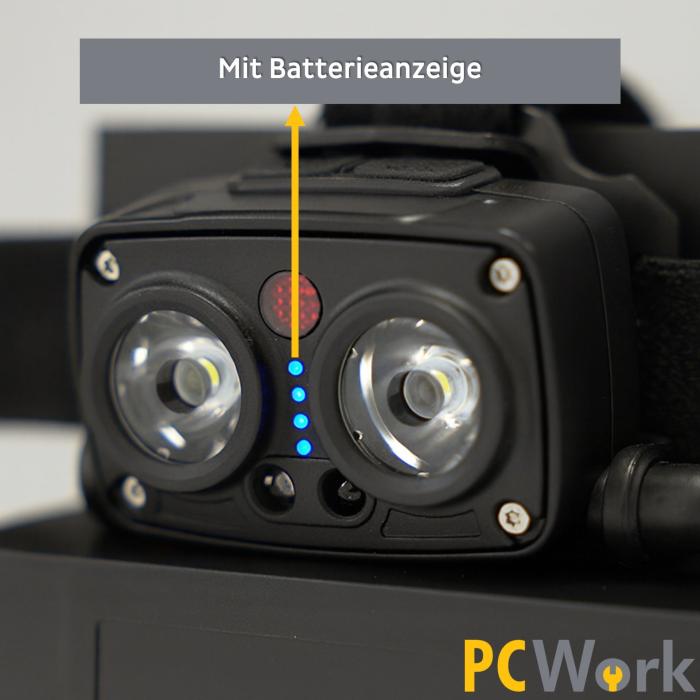 Pannlampa Pro 2x LED 720lm laddningsbar USB-C @ electrokit (2 av 9)