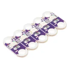LilyPad LED grön 5-pack @ electrokit