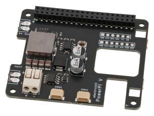 Power Supply HAT f&ouml;r Raspberry Pi 5 - 6-36V 5A @ electrokit