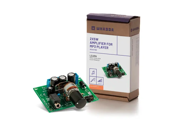 Stereo amplifier 5W - sodering kit @ electrokit (3 of 5)