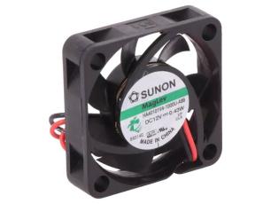 Fläkt 40x40x10mm 12VDC 15.7dBA 9.1m³/h @ electrokit