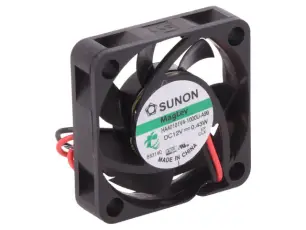 Fläkt 40x40x10mm 12VDC 15.7dBA 9.1m³/h @ electrokit