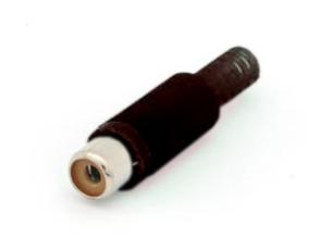 RCA-jack kabel svart @ electrokit