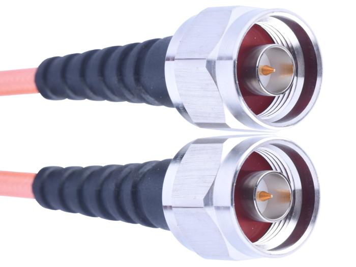 Cable N male to N male RG-142 3.0m 6GHz Tekbox @ electrokit (1 of 1)
