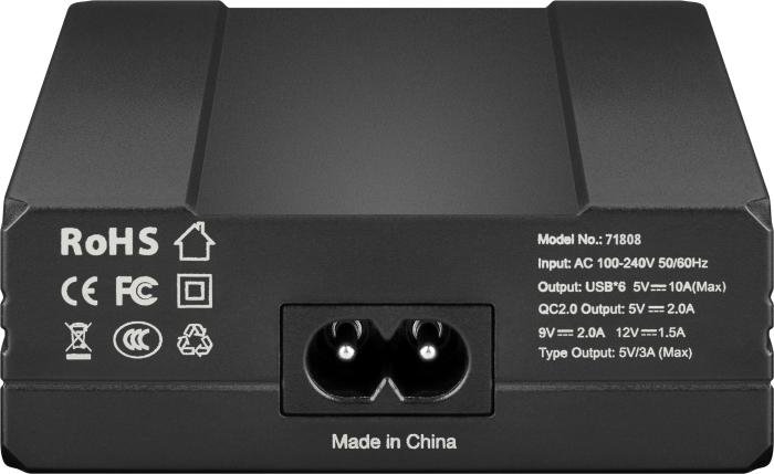 USB-laddare 6 portar Smart Charge @ electrokit (2 av 2)