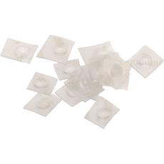 3M Bumpon gummifot &oslash;6.4x1.9mm transparent 10-pack @ electrokit