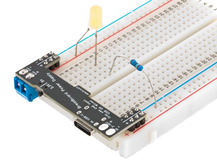 Strömförsörjning för kopplingsdäck 3.3/5V USB-C @ electrokit (5 av 8)