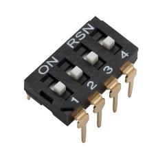 DIP switch 4-pole DIL @ electrokit