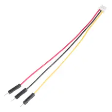 Adapterkabel 3-pol JST-PH till 3x dupont hane 140mm @ electrokit