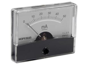 Panelinstrument 50mA 60x47mm @ electrokit