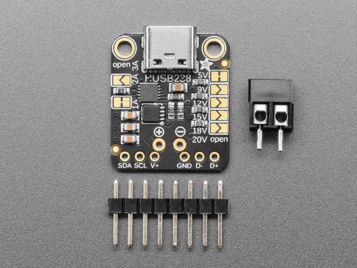 USB-PD Power supply board 5-20V @ electrokit (3 of 6)