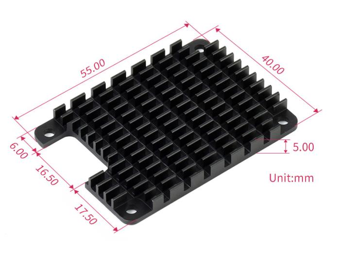 Kylfläns för Compute Module 4 @ electrokit (9 av 9)
