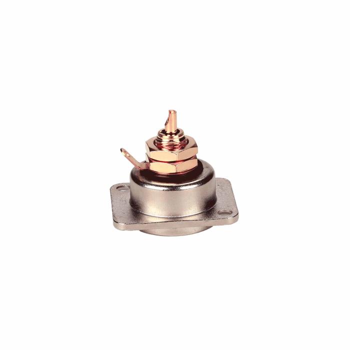 RCA hona svart chassi metall paneluttag @ electrokit (2 av 2)