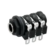 6.3mm hona 3-pol stereo chassie @ electrokit