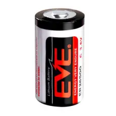 Litium tionylklorid 3.6V C 8500mAh EVE @ electrokit