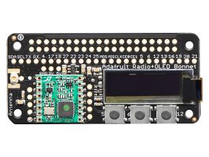 Adafruit RFM69HCW Transceiver Radio Bonnet - 868Mhz @ electrokit