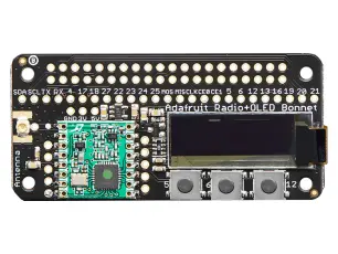Adafruit RFM69HCW Transceiver Radio Bonnet - 868Mhz @ electrokit