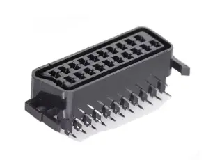 Scart-kontakt hona 21-pol PCB @ electrokit