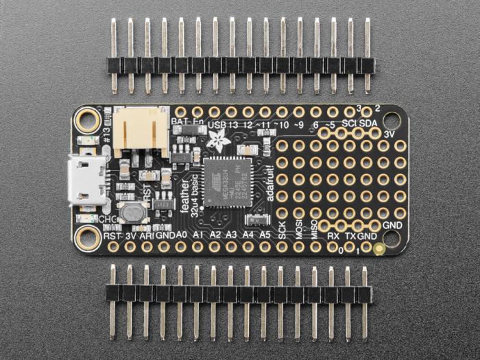 Adafruit Feather 32U4 Basic Proto @ electrokit (4 of 7)