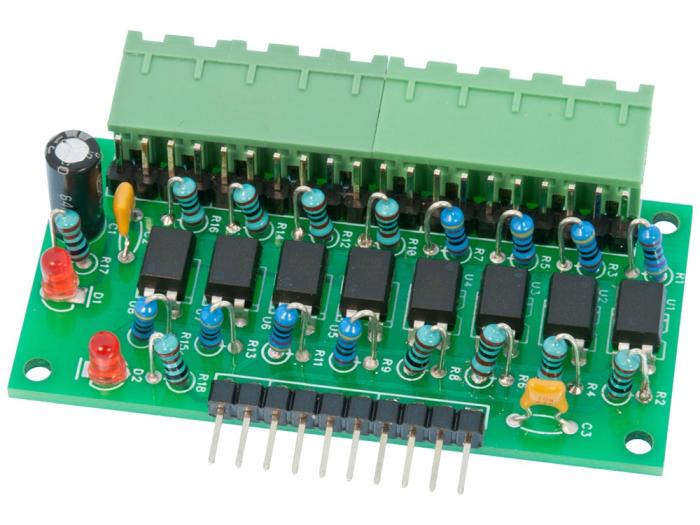 Isolated I/O board 8-ch - soldering kit @ electrokit (7 of 7)