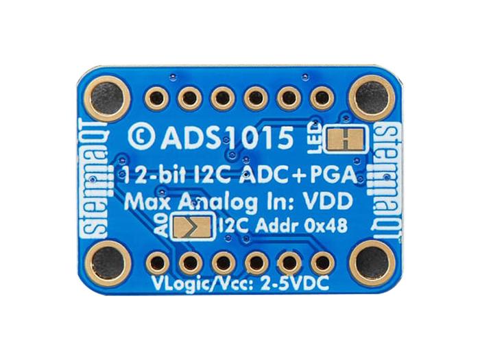 ADS1015 12-bit ADC 4ch with programmable gain amplifier @ electrokit (2 of 5)