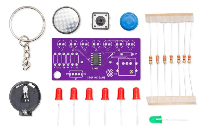 Reaction game Stop Me with microcontroller - soldering kit @ electrokit (3 of 5)