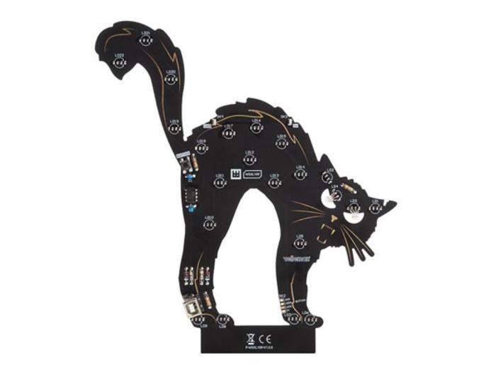 Halloween cat XL - soldering kit @ electrokit (4 of 6)