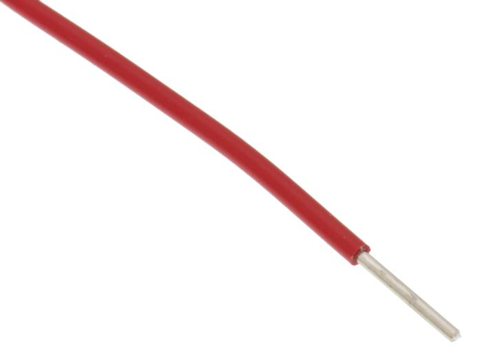 Kopplingstråd AWG20 entrådig - röd /m @ electrokit (2 av 2)